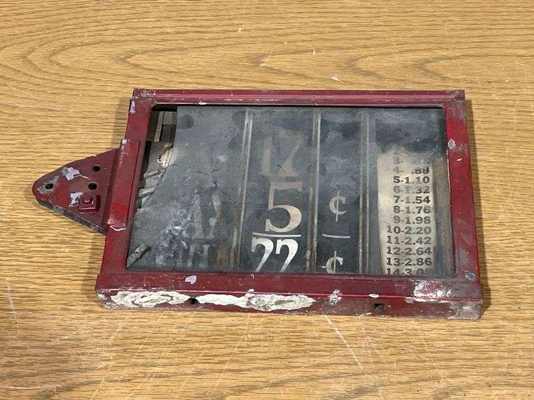 (4) Gas Pump Price Boxes