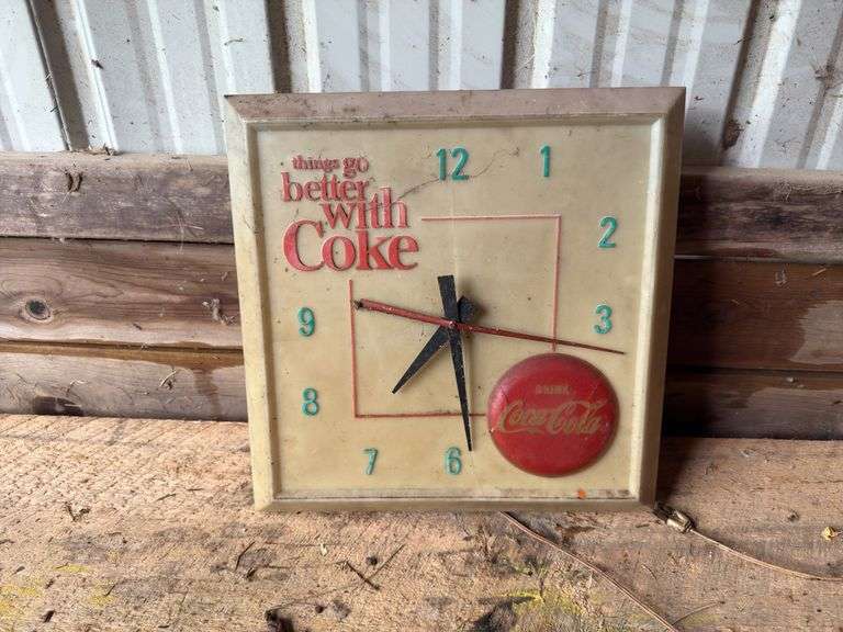 Coca Cola Clock image