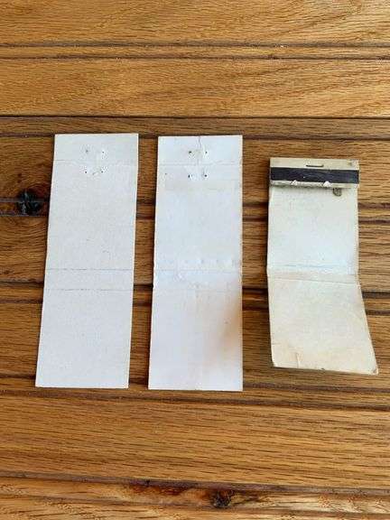 (3) John Deere Matchbook Covers