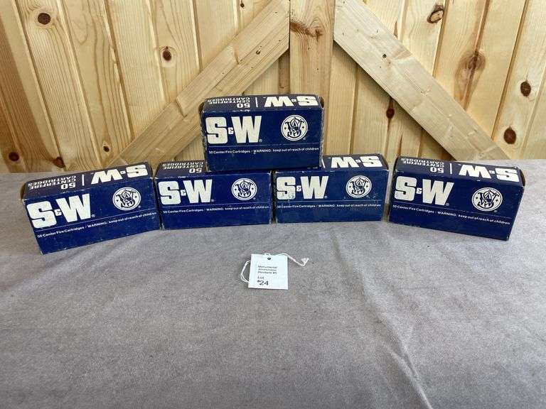 Rare! 5 Boxes 158 Gr. SWCHP/JHP .357 Magnum
