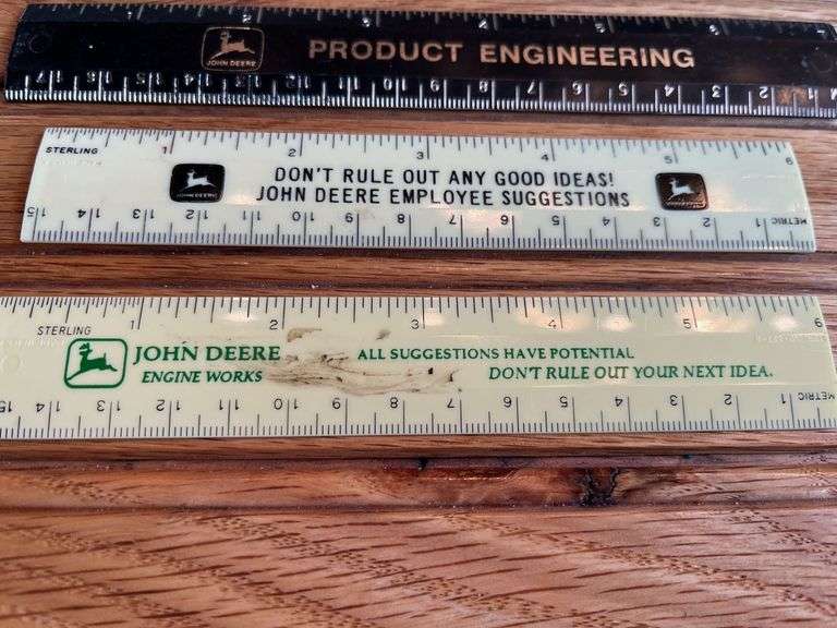 (4) John Deere Rulers + Bolt Gauge