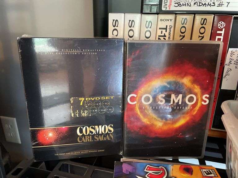 Cosmos by Carl Sagan DVDS & Assorted VHS/DVD