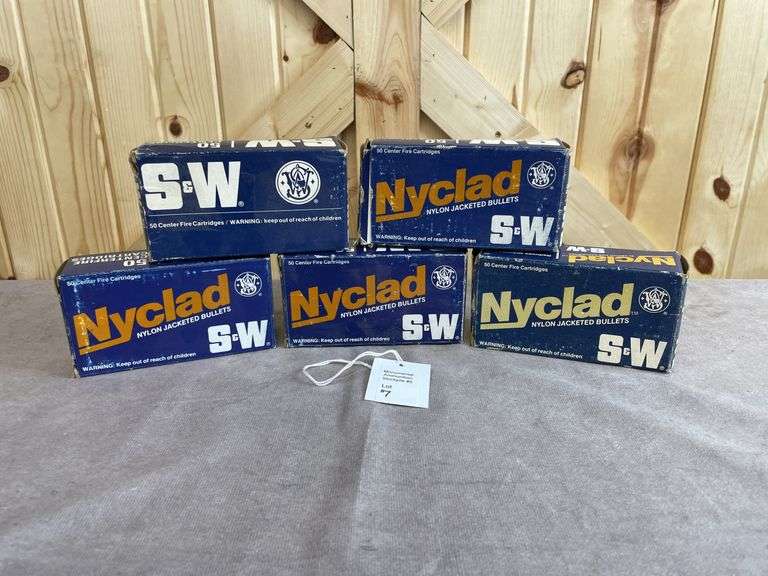 Rare! 5 Boxes S&W 158 Gr. JHP, SWC, +P .38 Special