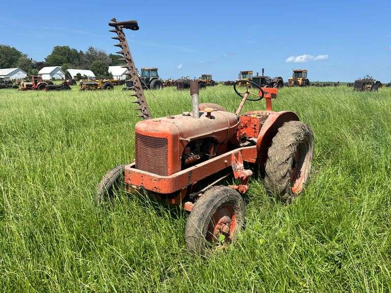 Allis Chalmers with Sickle Mower image