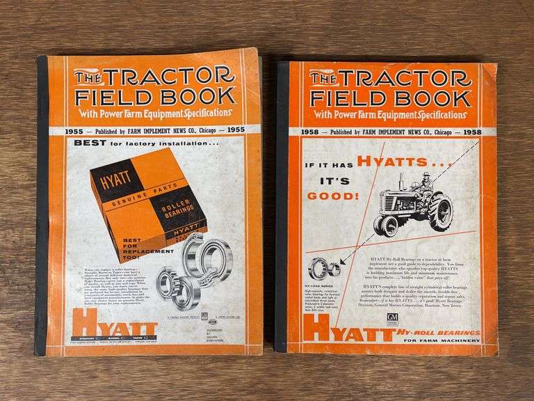 (2) Hyatt Tractor Field Books image