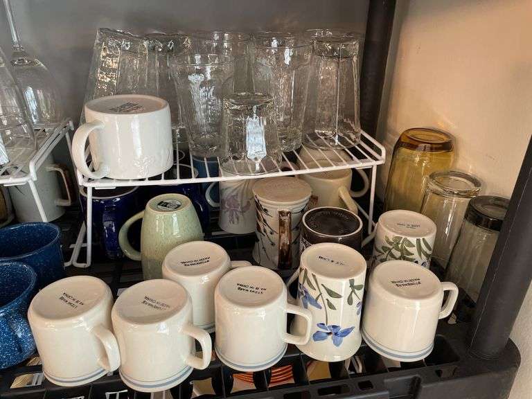 Assorted Mugs & Glasses