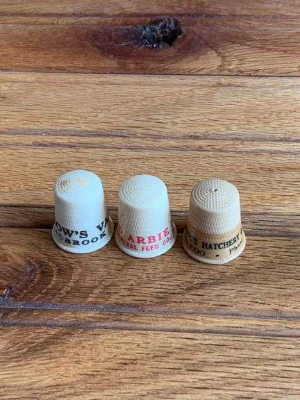 (3) Advertising Thimbles