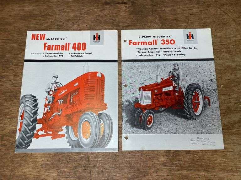 (2) Farmall 350 + 400 Sales Literature image