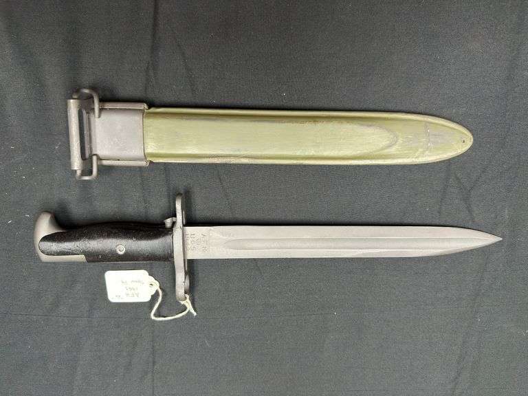 US Model 1905E1 AFH Bayonet w/Scabbard image