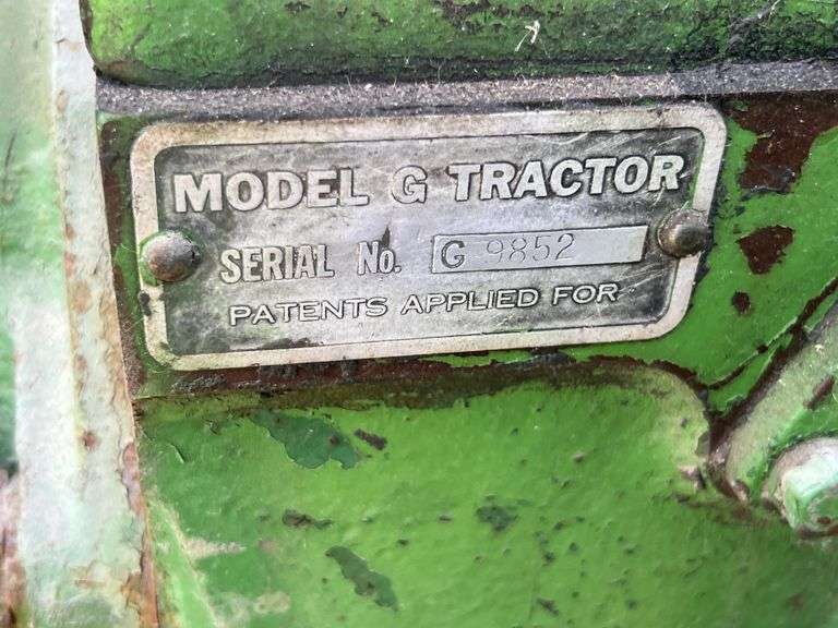 1940 John Deere Unstyled G