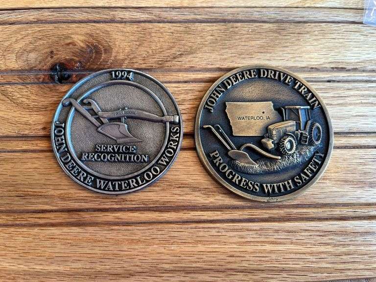 (2) John Deere Medallions image