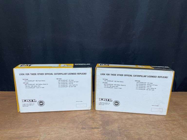 (2) 1/64 Caterpillar Semis NIB Ertl