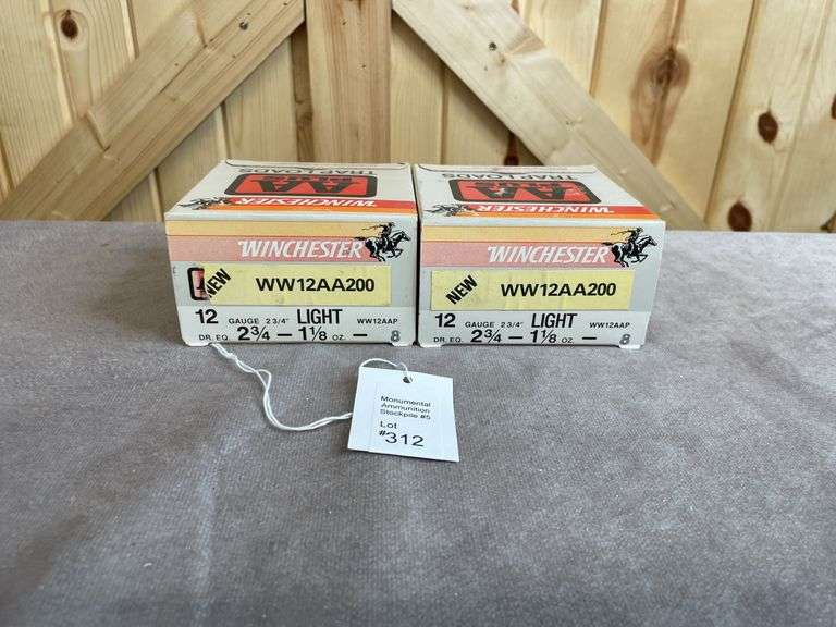 2 Boxes Winchester AA Plus No. 8 12 Gauge