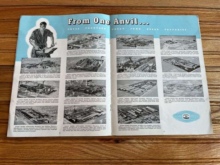 (3) John Deere Sales Literature