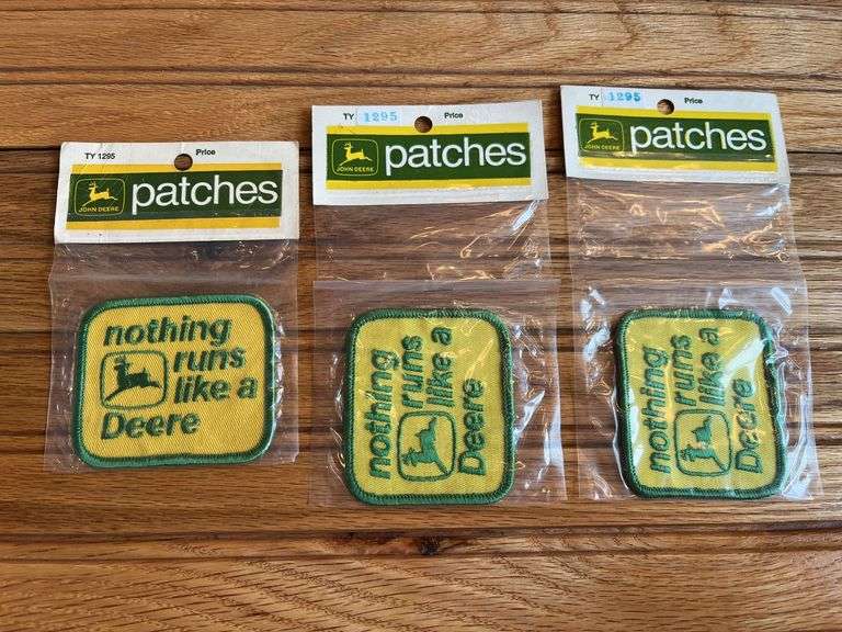 (3) John Deere Snowmobile Patches image