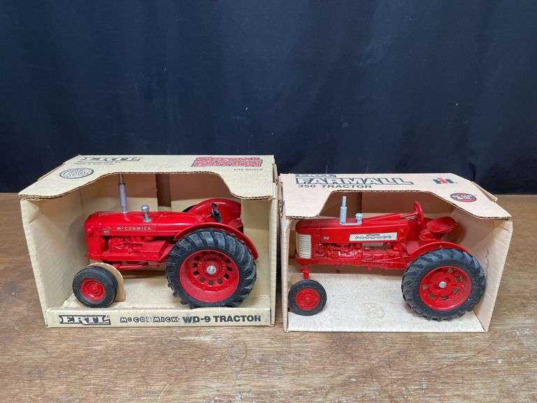 (2) 1/16 Farmall 350 + McCormick WD-9 NIB Ertl image