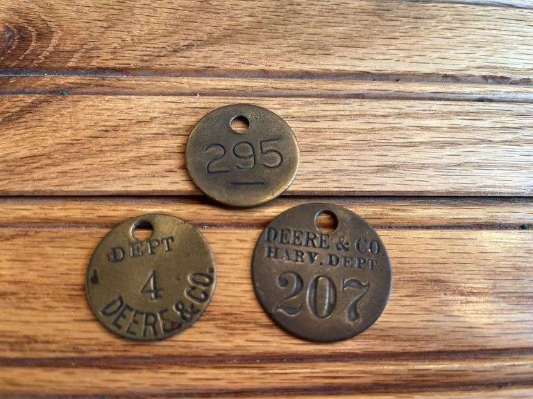 (3) John Deere Tool Tags image