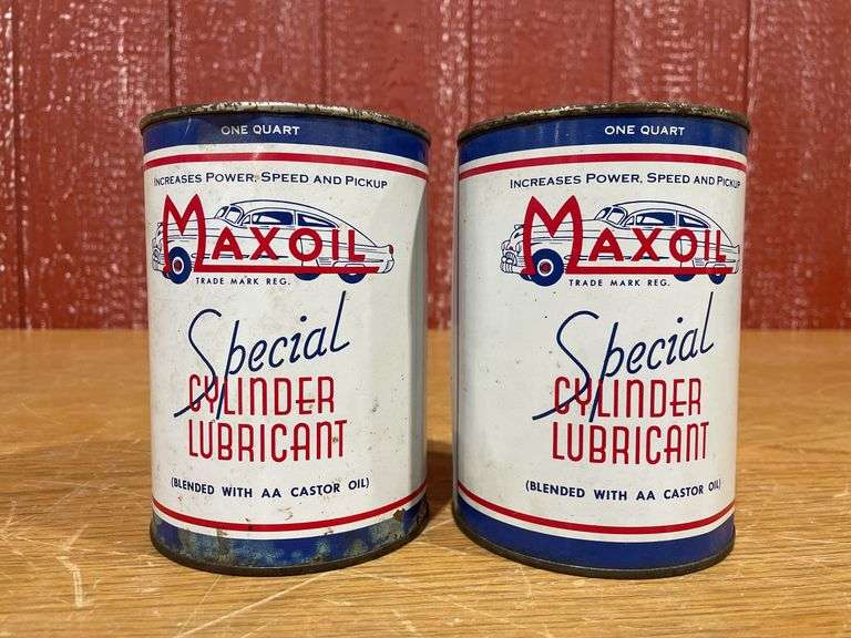 (2) Cans of Maxoil Special Cylinder Lubricant image