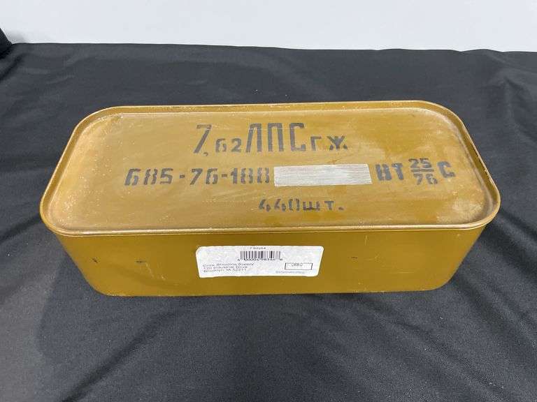 Unopened Spam Can 440 Rds. Russian 7.62 x 54R Ammo
