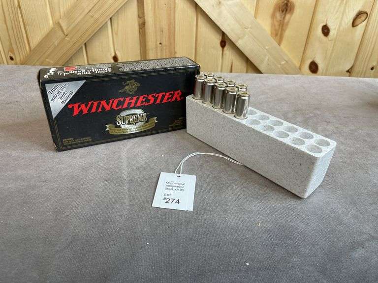 5 Boxes Winchester 140 & 160 Gr. Bonded 7mm WSM