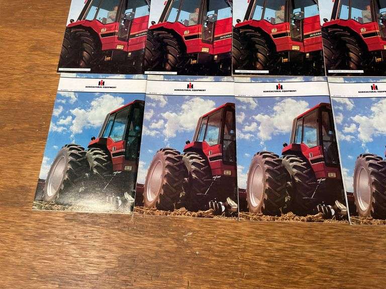 (10) IH Tractor Sales Literature