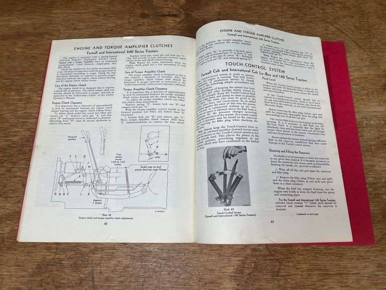 (3) IH Cub Tractor Manuals