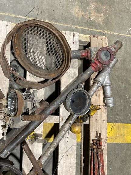 Lot of various gas pump parts