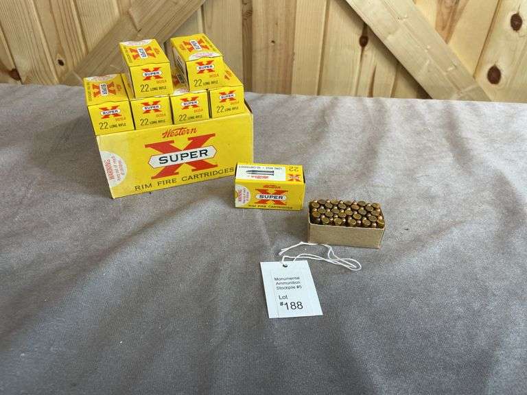7 Boxes/350 Rounds Western Super-X .22 LR