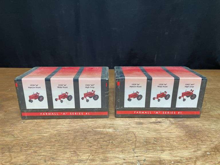 (2) 1/64 Farmall M Series Sets NIB Ertl