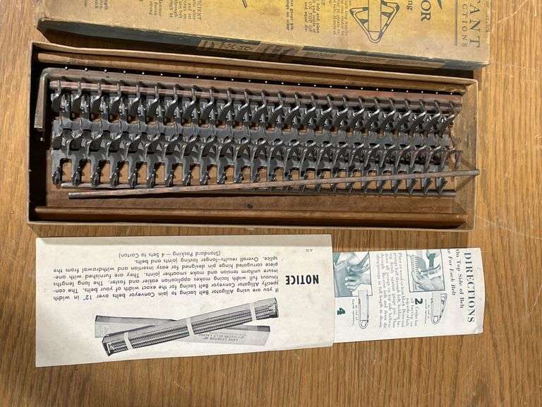 Vintage Alligator Belt Lacing