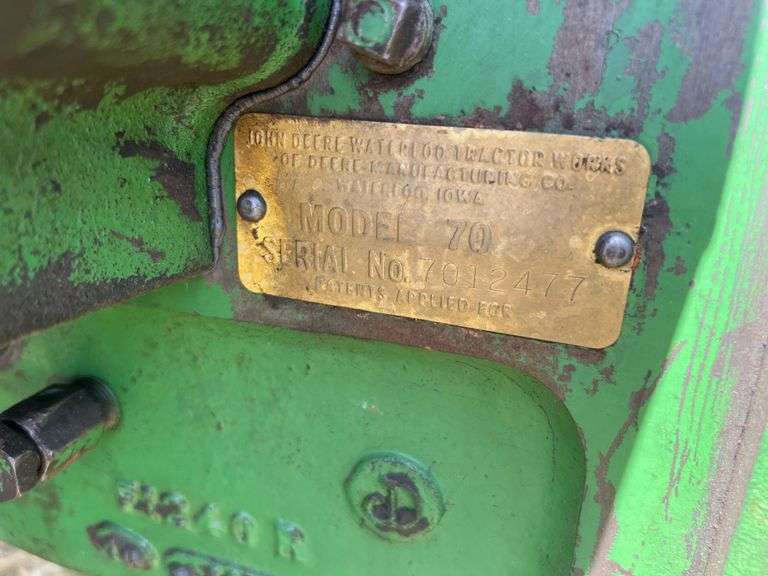 1954 John Deere 70