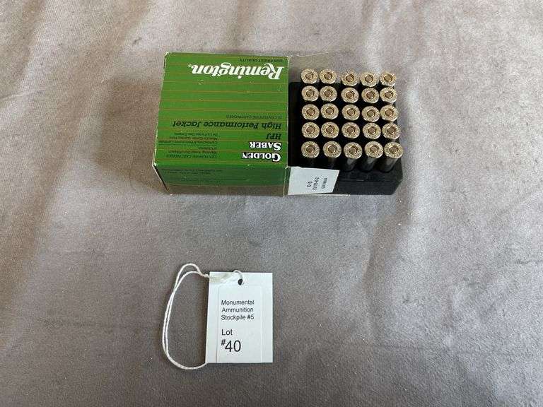 2 Boxes Remington Golden Saber 125 Gr. JHP