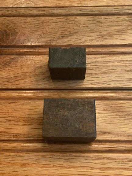 (2) John Deere Printers Blocks