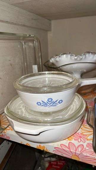 Vintage Corning Ware and Relish Dishes
