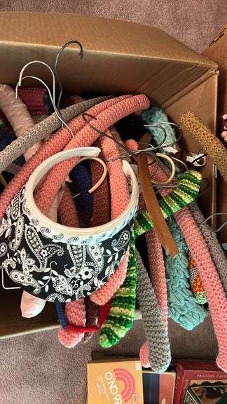 Crocheted Hangers, Decorative Plates, and Florals