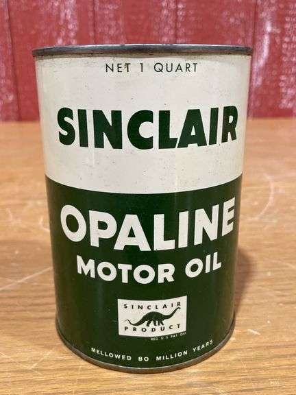 NOS Sinclair Opaline Motor Oil Can image
