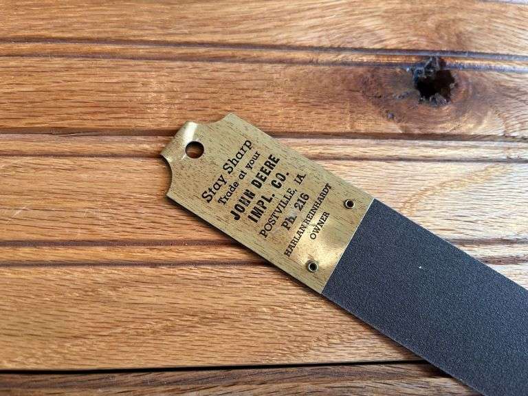 John Deere Straight Razor Strop