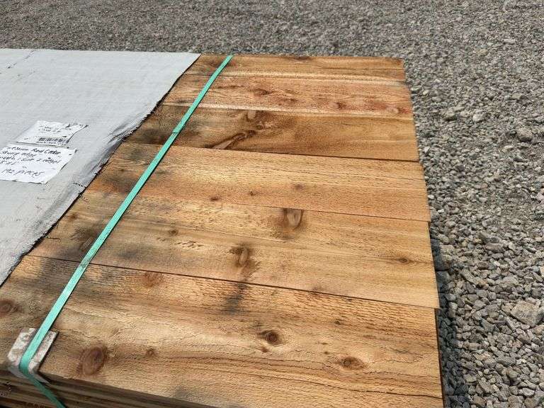 Western Red Cedar square edge