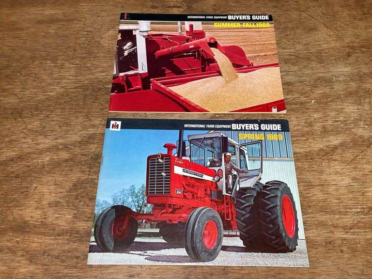 (2) 1968 + 1969 IH Buyers Guides image
