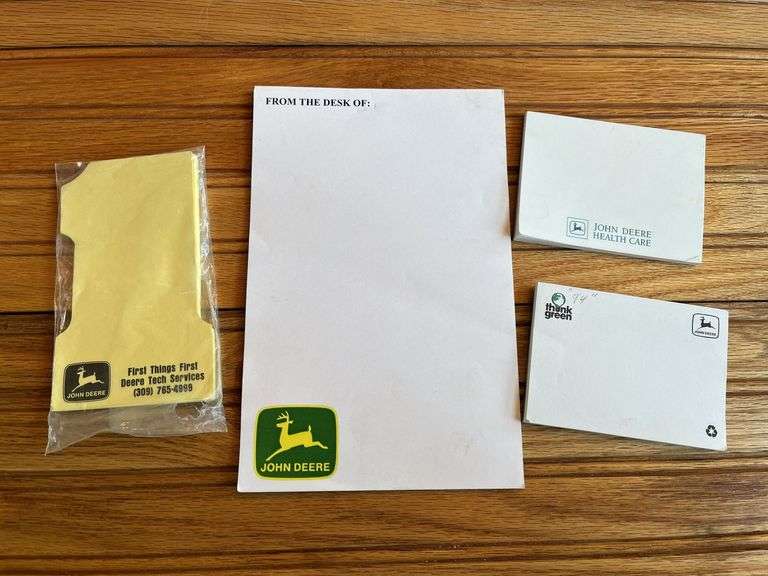 (4) John Deere Notepads image