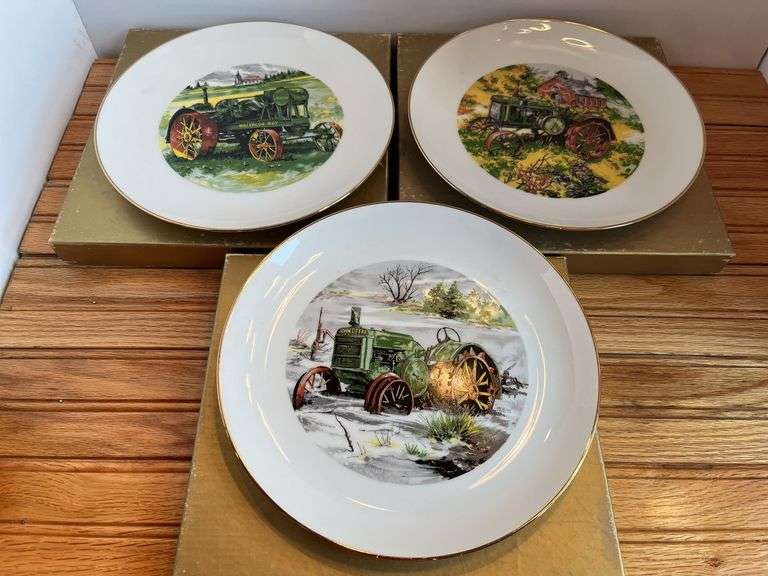 (3) John Deere Plates image