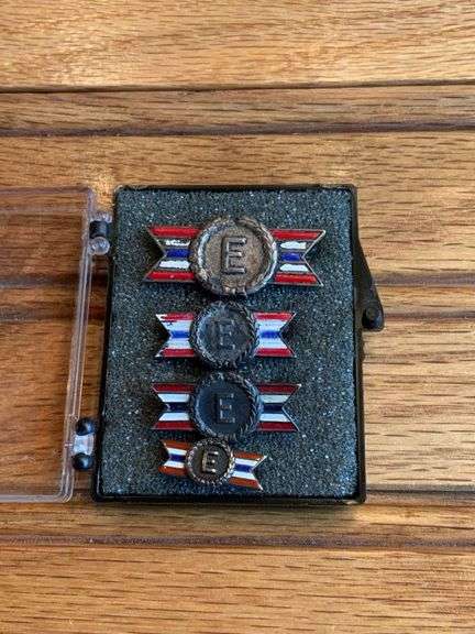 (4) WWII E Award Pins image