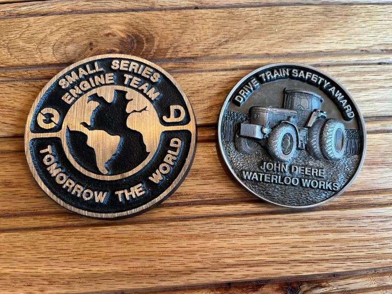 (2) John Deere Medallions image