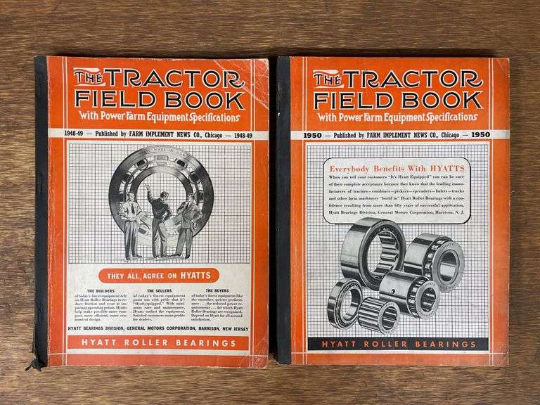 (2) Hyatt Tractor Field Books image