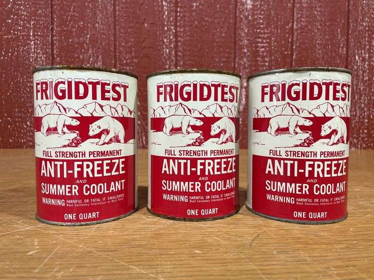 (3) 1 Quart Fridigtest Coolant Can image