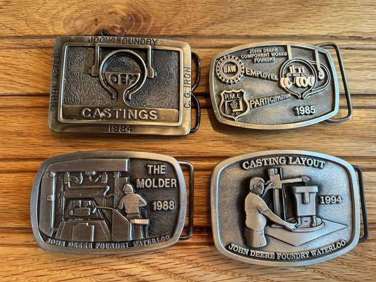 (4) John Deere Belt Buckles image