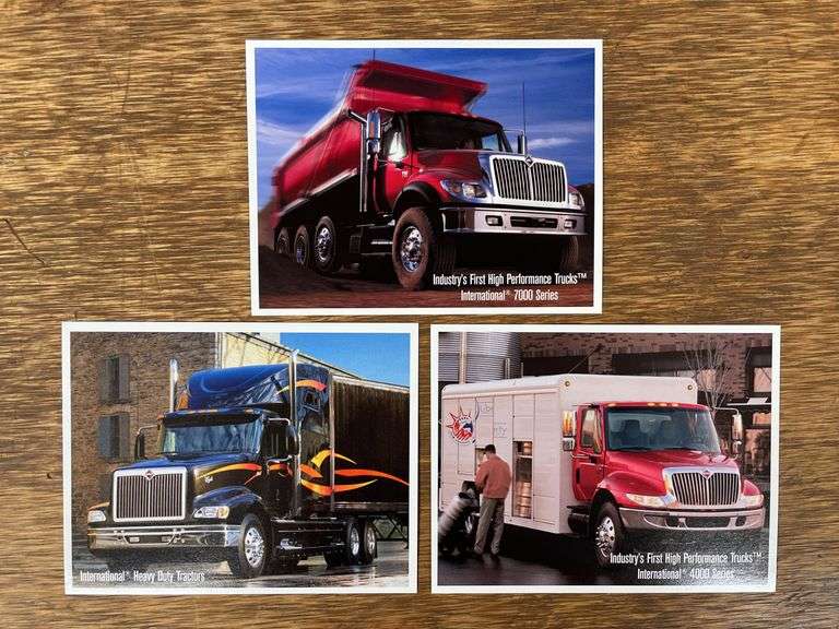 (3) International Truck Cards image