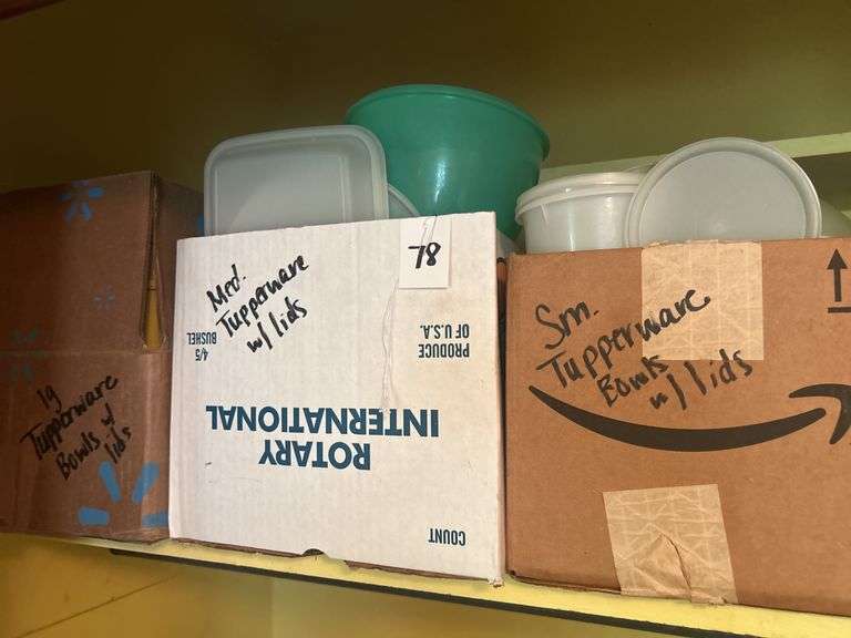 Misc. Sized Assorted Tupperware image