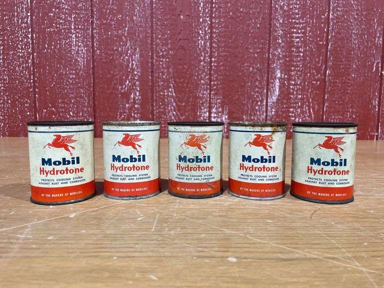 (5) Cans of Mobil Hydrotone image