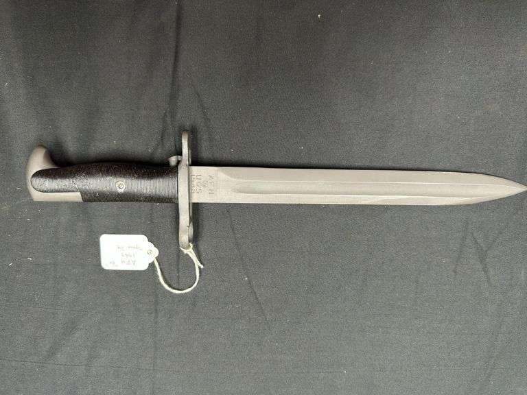 US Model 1905E1 AFH Bayonet w/Scabbard